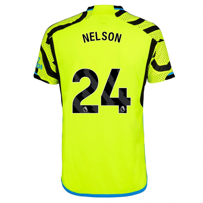 Herren Reiss Nelson #24 Gelb Auswärtstrikot Trikot 2023/24 T-Shirt