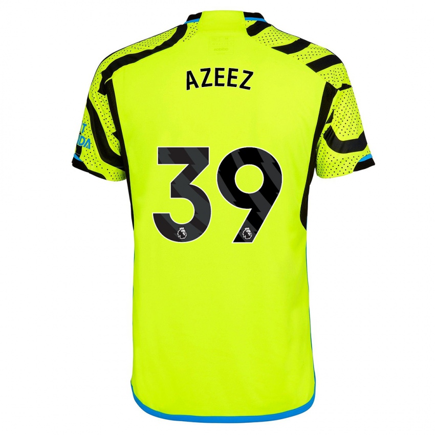 Herren Miguel Azeez #39 Gelb Auswärtstrikot Trikot 2023/24 T-Shirt