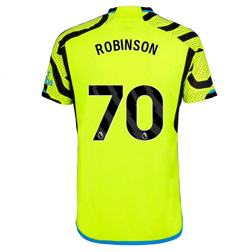 Herren Josh Robinson #70 Gelb Auswärtstrikot Trikot 2023/24 T-Shirt
