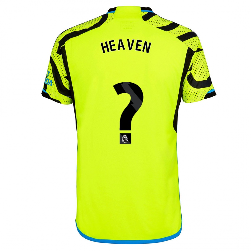 Herren Ayden Heaven #0 Gelb Auswärtstrikot Trikot 2023/24 T-Shirt