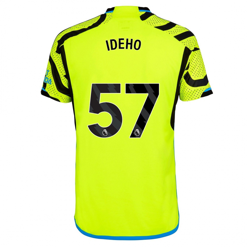 Herren Joel Ideho #57 Gelb Auswärtstrikot Trikot 2023/24 T-Shirt