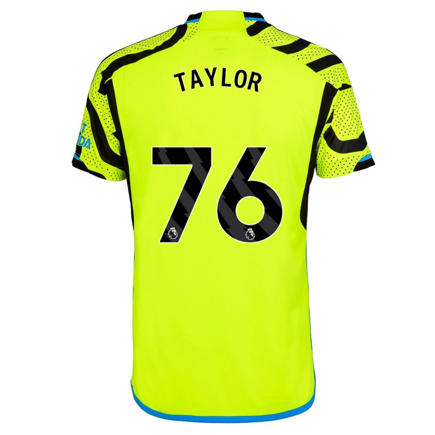 Herren Kido Taylor Hart #76 Gelb Auswärtstrikot Trikot 2023/24 T-Shirt