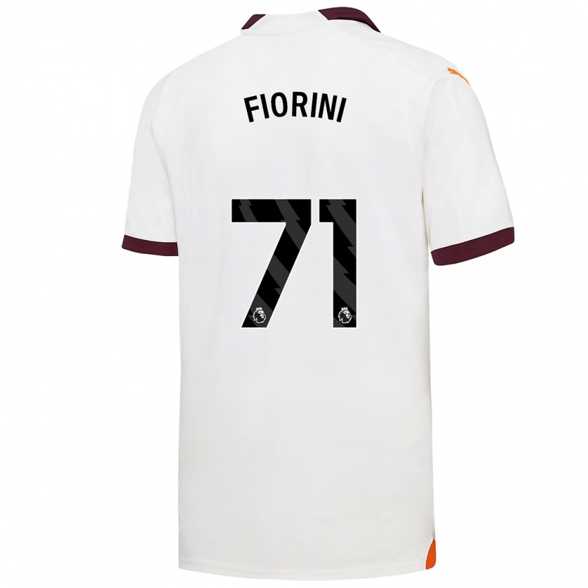 Herren Lewis Fiorini #71 Weiß Auswärtstrikot Trikot 2023/24 T-Shirt