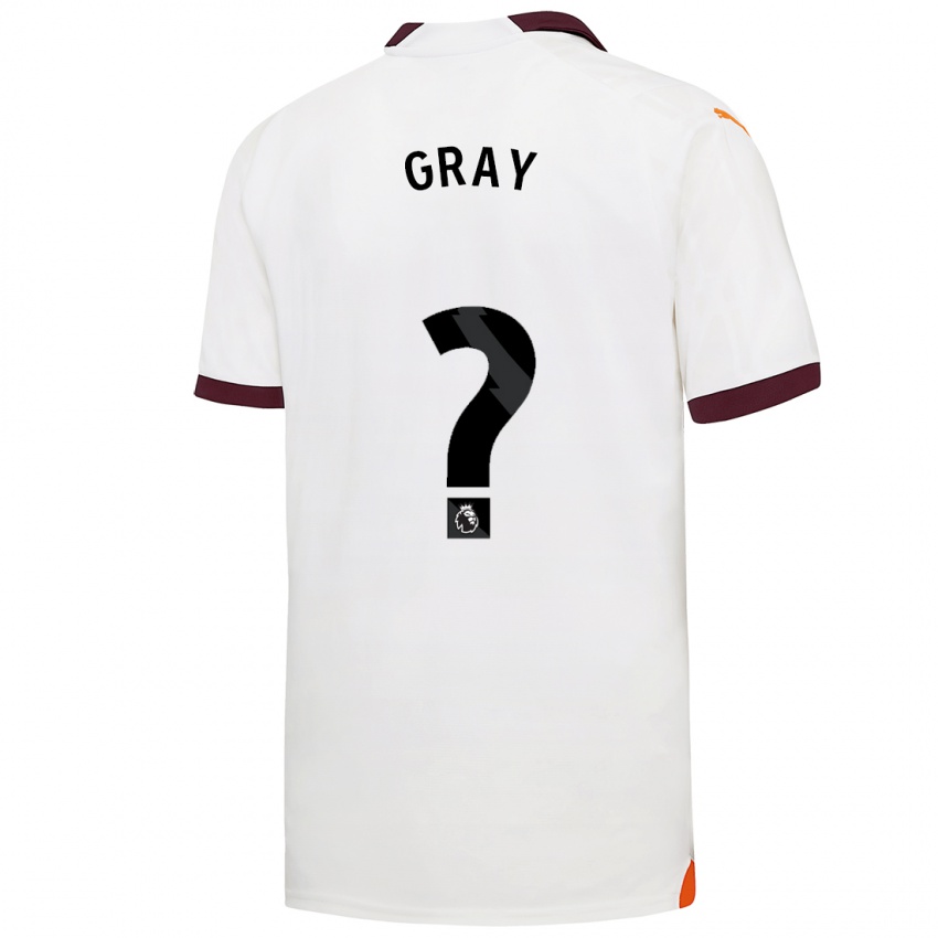 Herren Charlie Gray #0 Weiß Auswärtstrikot Trikot 2023/24 T-Shirt
