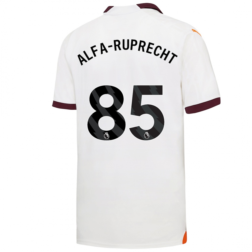 Herren Farid Alfa-Ruprecht #85 Weiß Auswärtstrikot Trikot 2023/24 T-Shirt