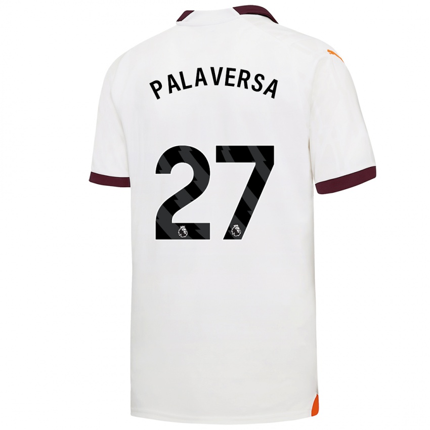 Herren Ante Palaversa #27 Weiß Auswärtstrikot Trikot 2023/24 T-Shirt