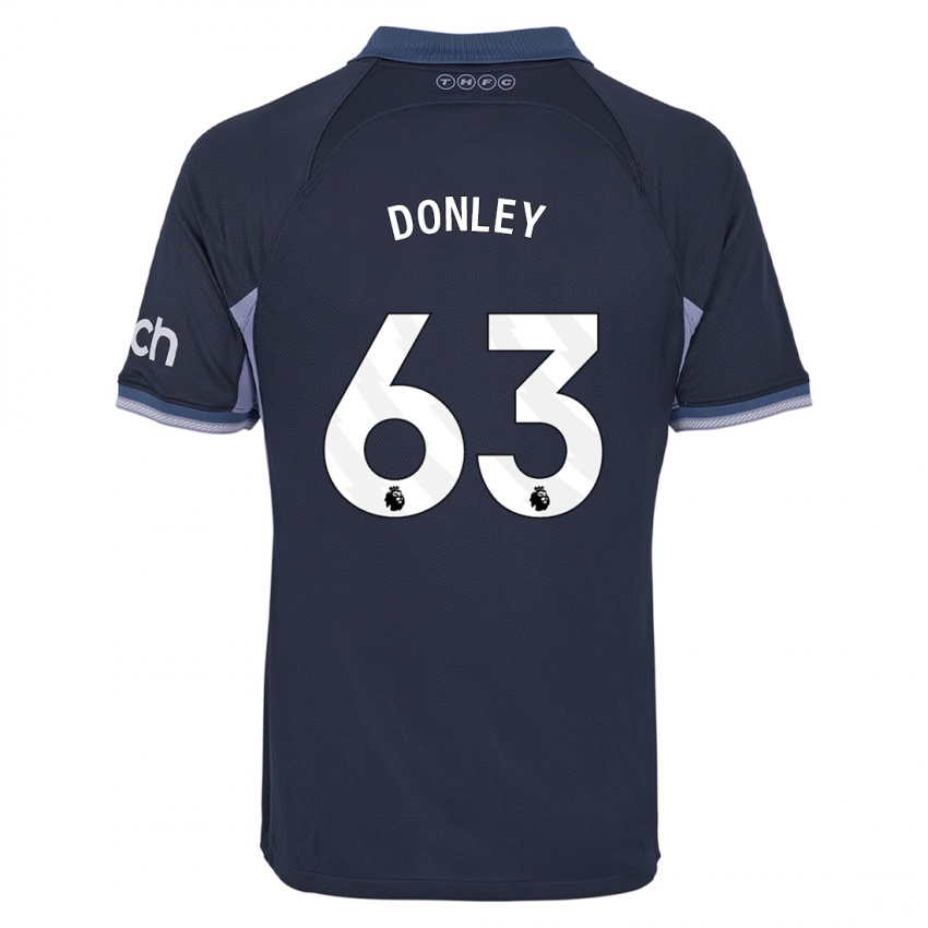 Herren Jamie Donley #63 Dunkelblau Auswärtstrikot Trikot 2023/24 T-Shirt