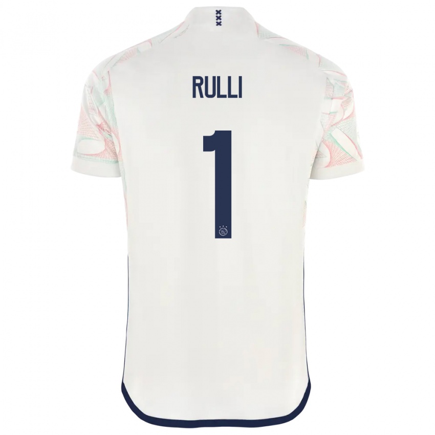 Herren Geronimo Rulli #1 Weiß Auswärtstrikot Trikot 2023/24 T-Shirt