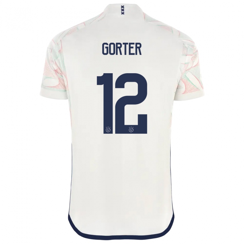 Herren Jay Gorter #12 Weiß Auswärtstrikot Trikot 2023/24 T-Shirt