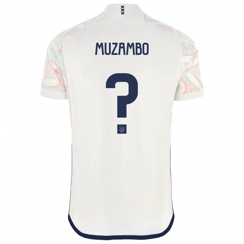 Herren Stanis Idumbo Muzambo #0 Weiß Auswärtstrikot Trikot 2023/24 T-Shirt