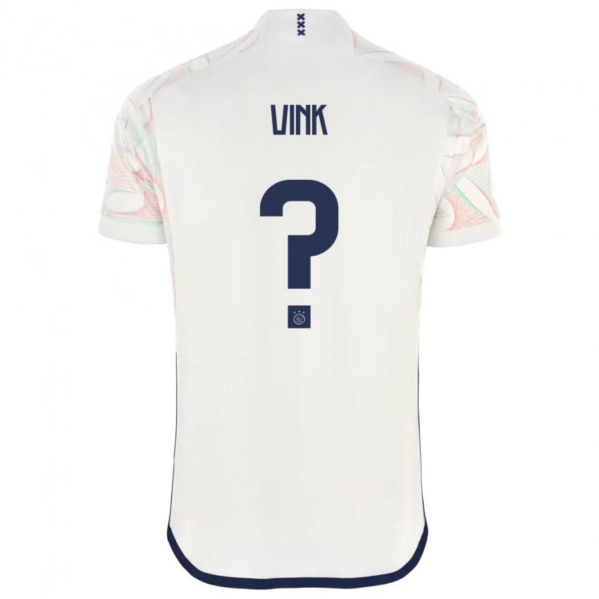 Herren Skye Vink #0 Weiß Auswärtstrikot Trikot 2023/24 T-Shirt