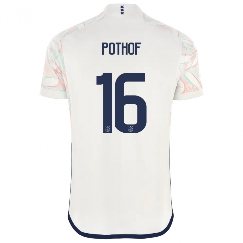 Herren Isa Pothof #16 Weiß Auswärtstrikot Trikot 2023/24 T-Shirt