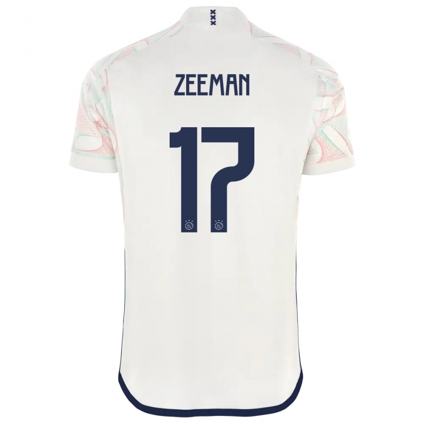 Herren Kelly Zeeman #17 Weiß Auswärtstrikot Trikot 2023/24 T-Shirt