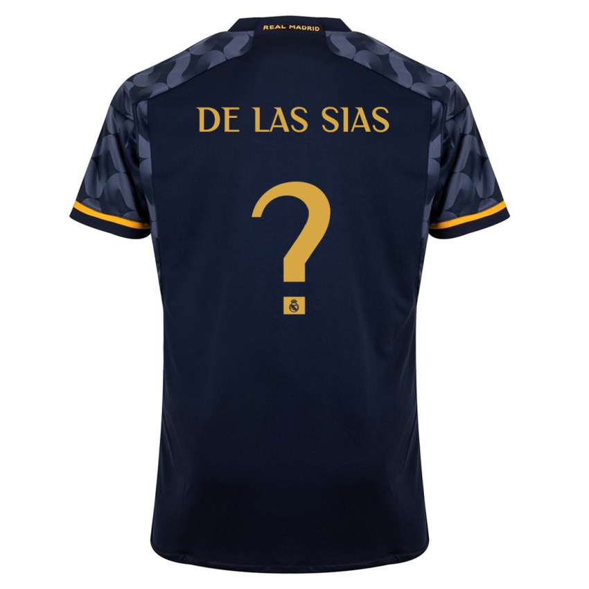 Herren Marcos De Las Sias #0 Dunkelblau Auswärtstrikot Trikot 2023/24 T-Shirt