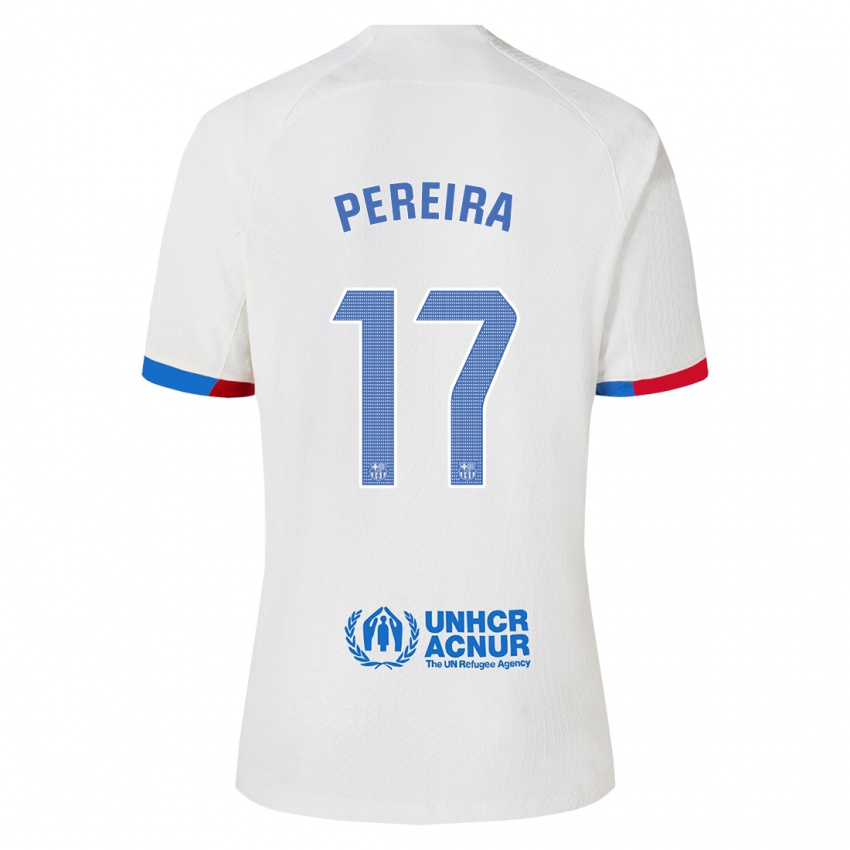 Herren Andrea Pereira #17 Weiß Auswärtstrikot Trikot 2023/24 T-Shirt