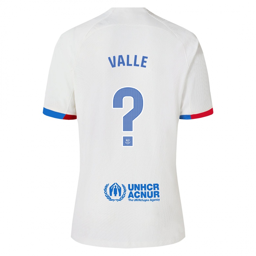 Herren Alex Valle #0 Weiß Auswärtstrikot Trikot 2023/24 T-Shirt