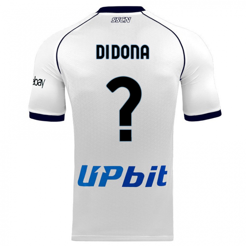 Herren Domenico Di Dona #0 Weiß Auswärtstrikot Trikot 2023/24 T-Shirt