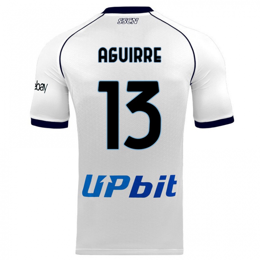 Herren Yolanda Aguirre #13 Weiß Auswärtstrikot Trikot 2023/24 T-Shirt