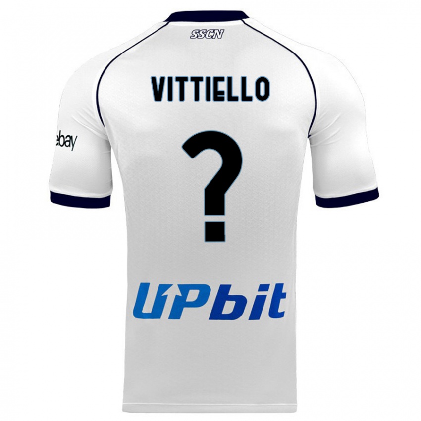 Herren Antonio Vittiello #0 Weiß Auswärtstrikot Trikot 2023/24 T-Shirt