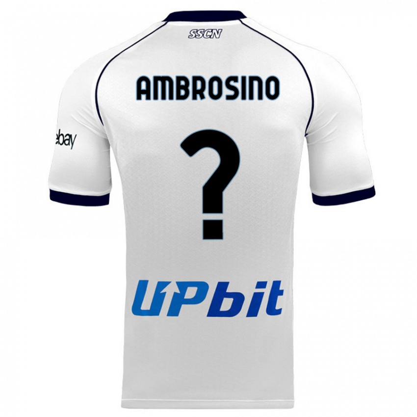 Herren Ambrosino #0 Weiß Auswärtstrikot Trikot 2023/24 T-Shirt