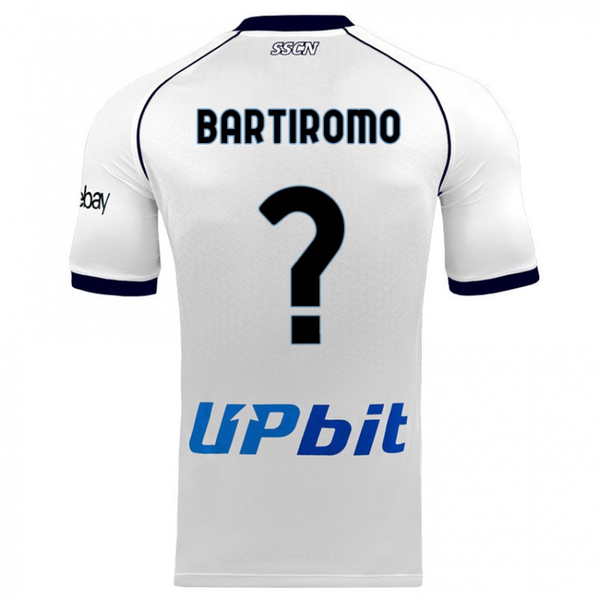 Herren Niccolo Bartiromo #0 Weiß Auswärtstrikot Trikot 2023/24 T-Shirt
