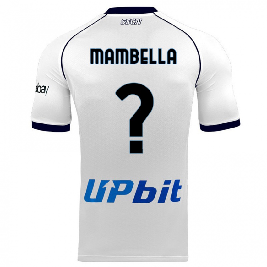 Herren Andrea Mambella #0 Weiß Auswärtstrikot Trikot 2023/24 T-Shirt
