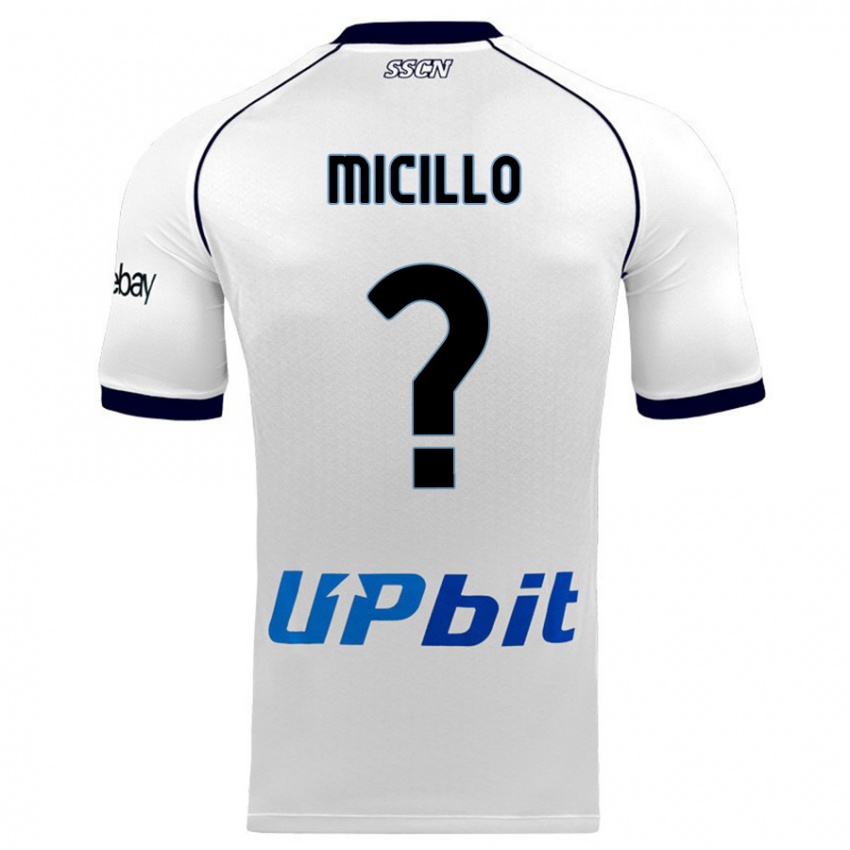 Herren Salvatore Micillo #0 Weiß Auswärtstrikot Trikot 2023/24 T-Shirt