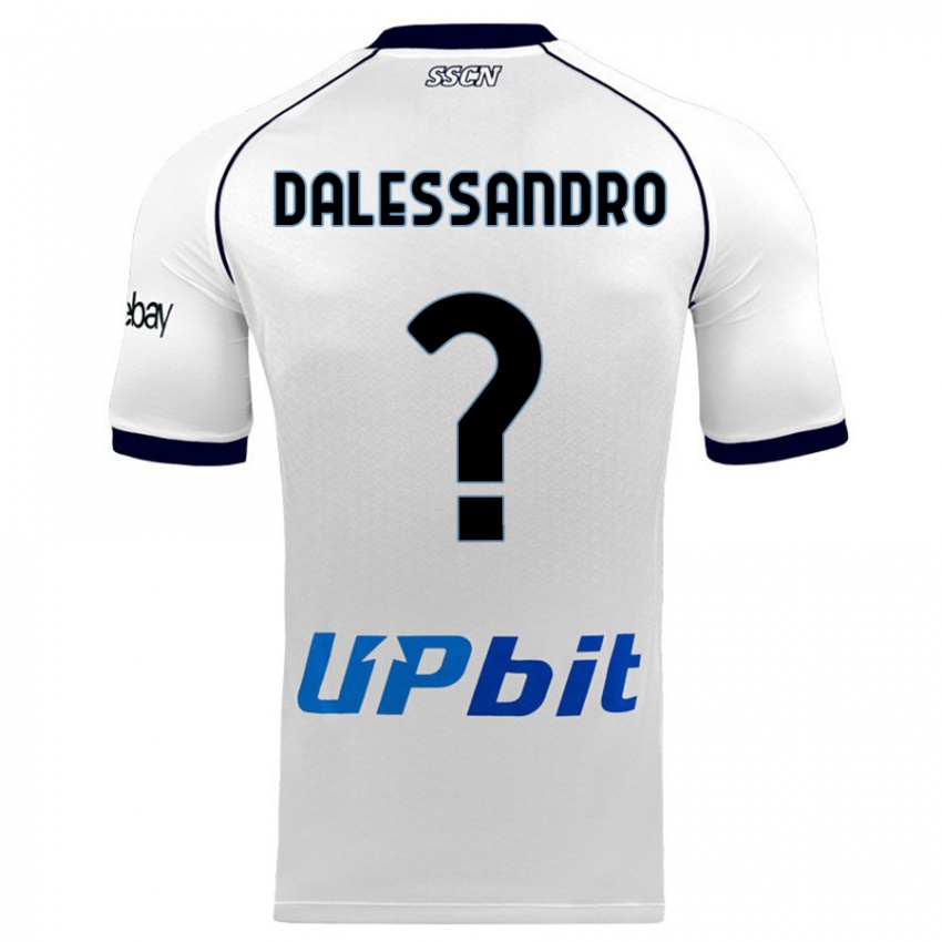 Herren Nicola Dalessandro #0 Weiß Auswärtstrikot Trikot 2023/24 T-Shirt