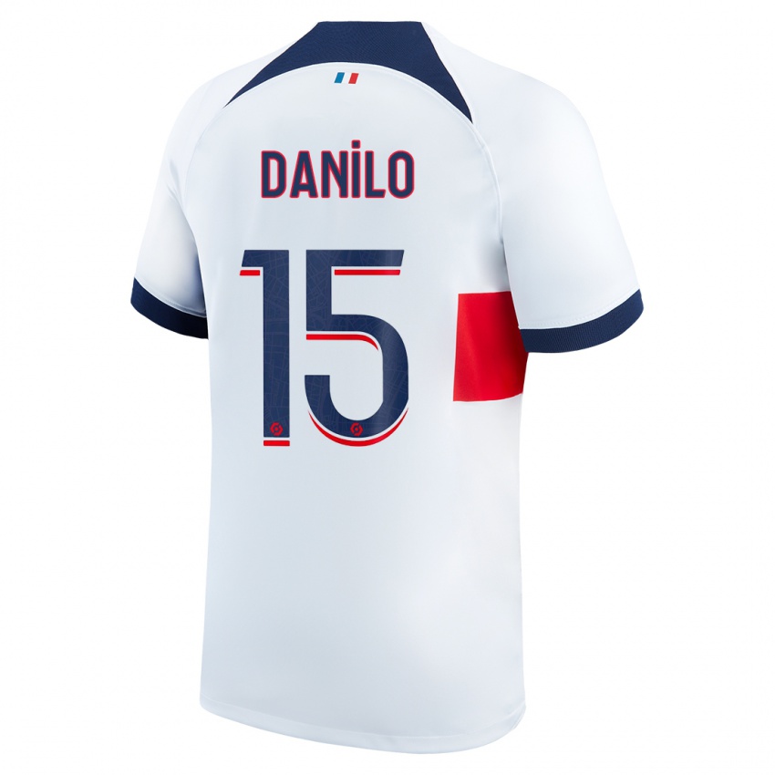 Herren Danilo Pereira #15 Weiß Auswärtstrikot Trikot 2023/24 T-Shirt