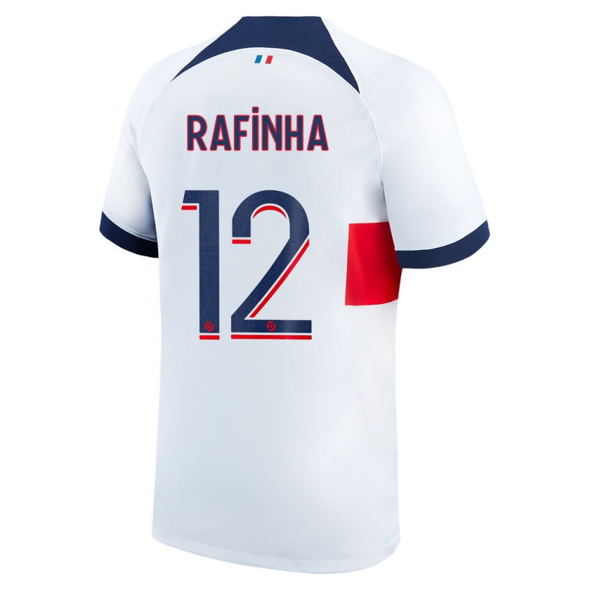 Herren Rafinha #12 Weiß Auswärtstrikot Trikot 2023/24 T-Shirt
