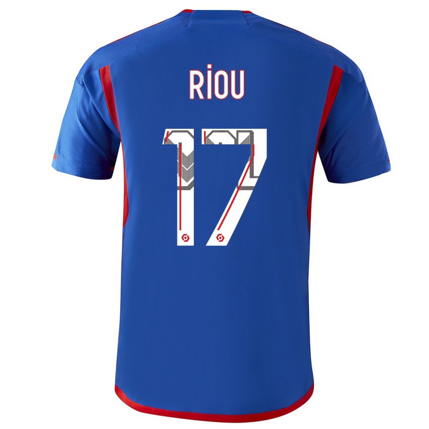 Herren Remy Riou #17 Blau Rot Auswärtstrikot Trikot 2023/24 T-Shirt