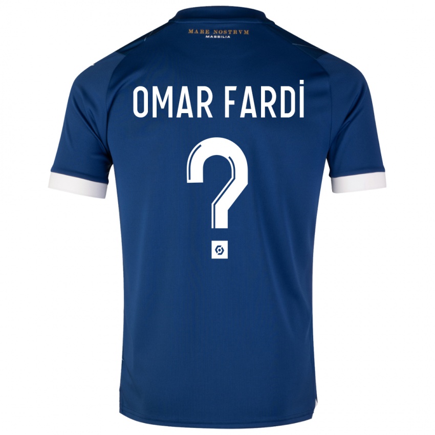 Herren El Omar Fardi #0 Dunkelblau Auswärtstrikot Trikot 2023/24 T-Shirt