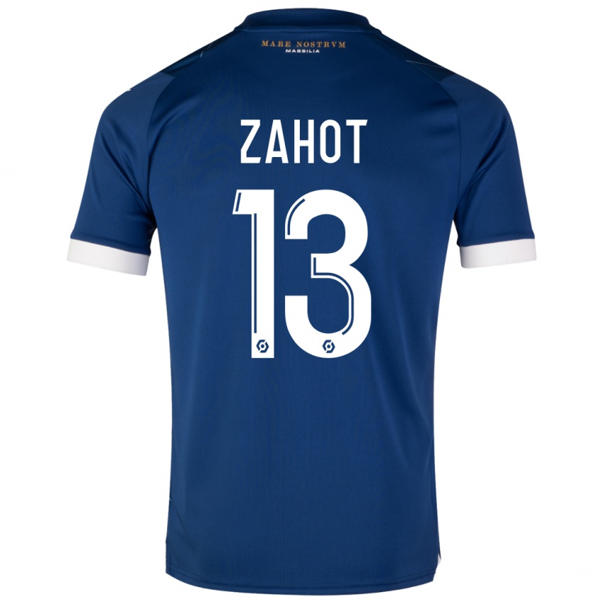 Herren Sarah Zahot #13 Dunkelblau Auswärtstrikot Trikot 2023/24 T-Shirt