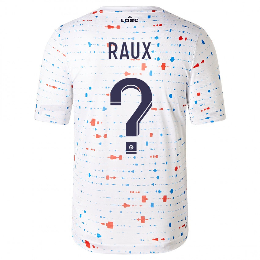 Herren Jules Raux #0 Weiß Auswärtstrikot Trikot 2023/24 T-Shirt