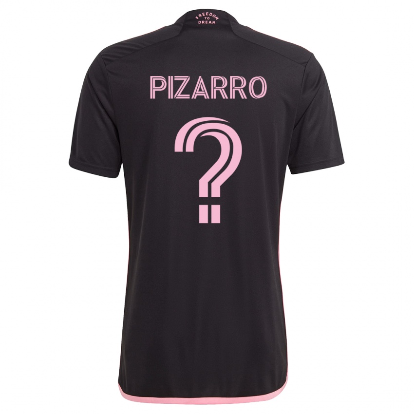 Herren Rodolfo Pizarro #0 Schwarz Auswärtstrikot Trikot 2023/24 T-Shirt