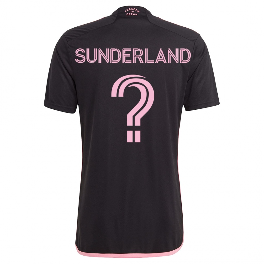 Herren Lawson Sunderland #0 Schwarz Auswärtstrikot Trikot 2023/24 T-Shirt