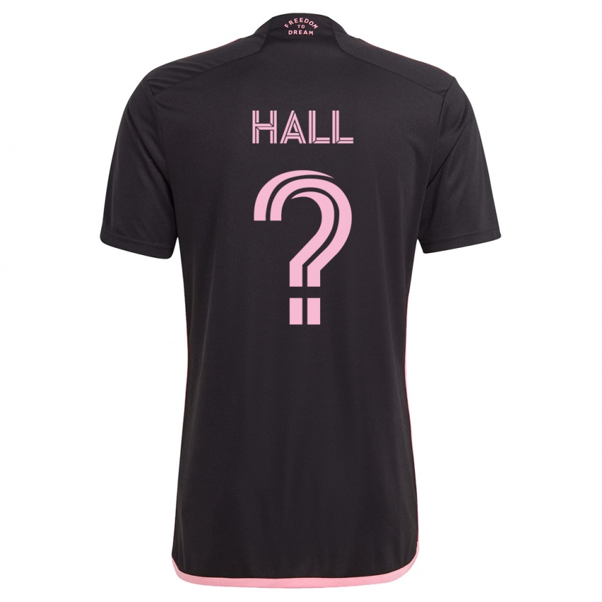 Herren Tyler Hall #0 Schwarz Auswärtstrikot Trikot 2023/24 T-Shirt