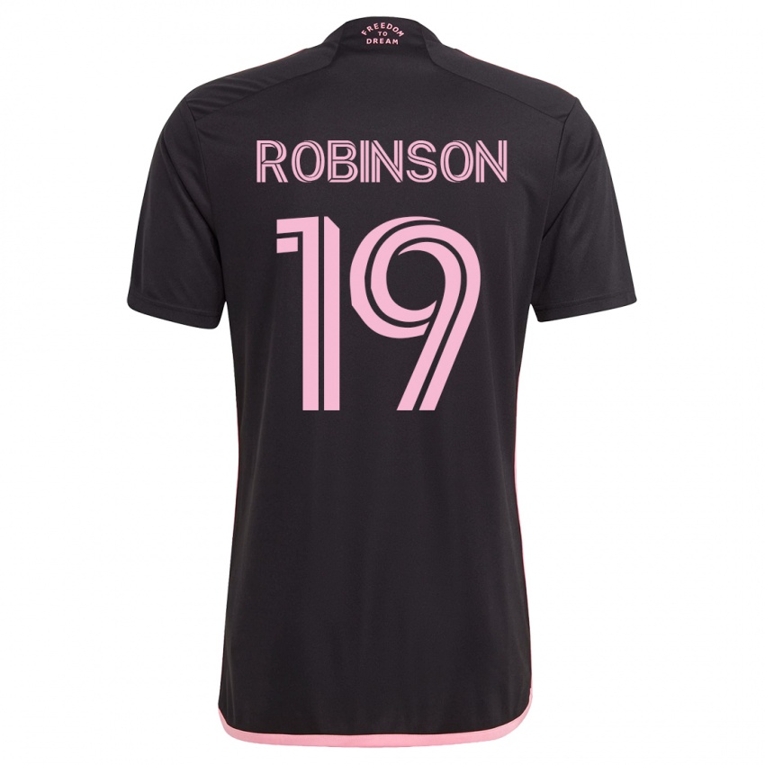 Herren Robbie Robinson #19 Schwarz Auswärtstrikot Trikot 2023/24 T-Shirt