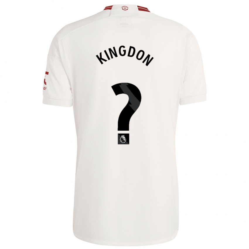 Herren Jack Kingdon #0 Weiß Ausweichtrikot Trikot 2023/24 T-Shirt