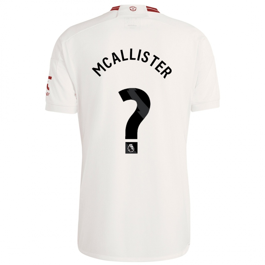 Herren Finley Mcallister #0 Weiß Ausweichtrikot Trikot 2023/24 T-Shirt
