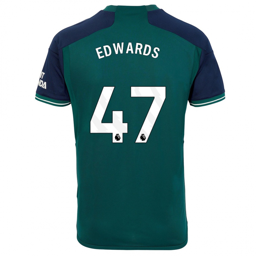 Herren Khayon Edwards #47 Grün Ausweichtrikot Trikot 2023/24 T-Shirt