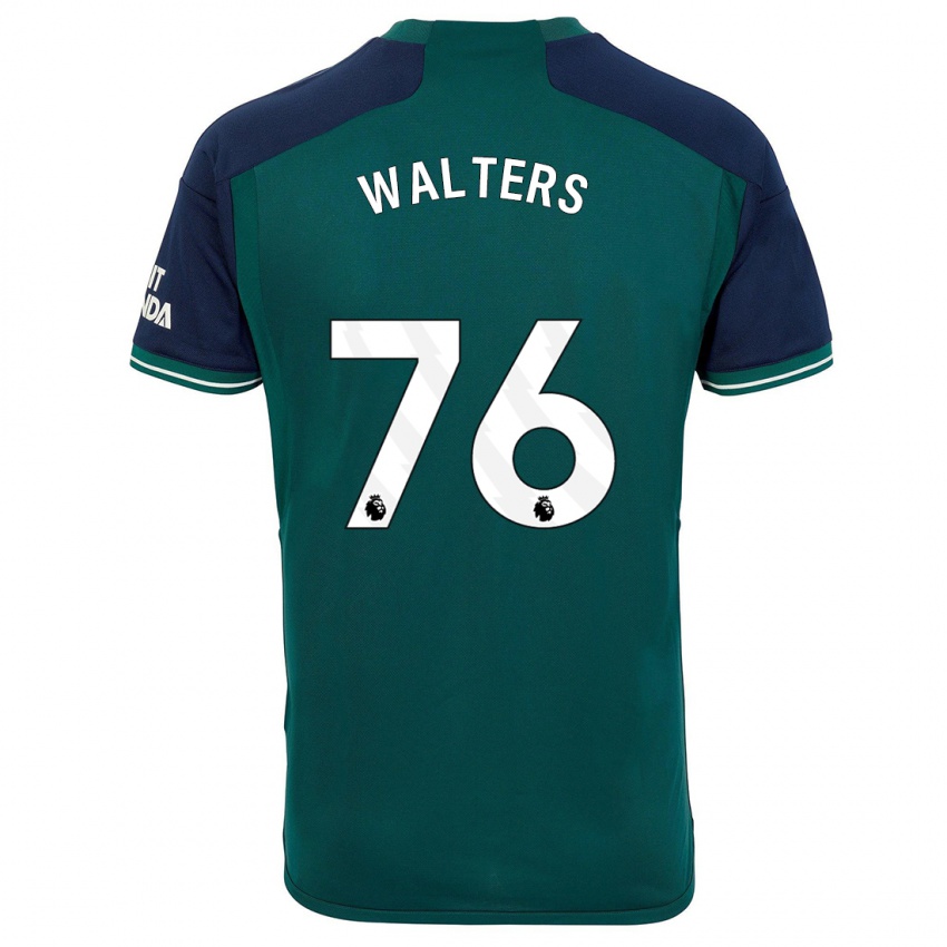 Herren Reuell Walters #76 Grün Ausweichtrikot Trikot 2023/24 T-Shirt