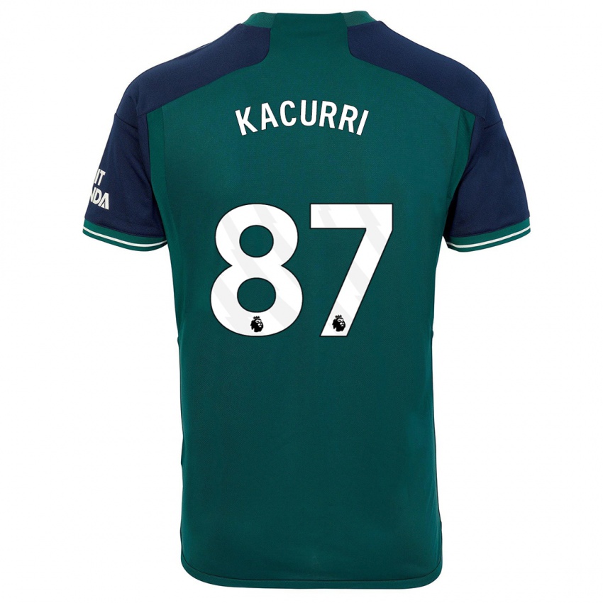 Herren Maldini Kacurri #87 Grün Ausweichtrikot Trikot 2023/24 T-Shirt