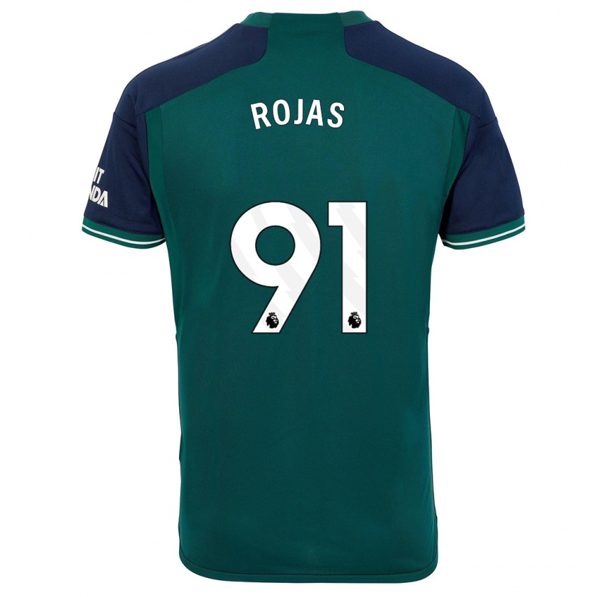 Herren Alexei Rojas #91 Grün Ausweichtrikot Trikot 2023/24 T-Shirt