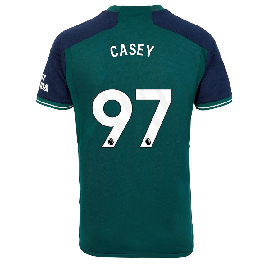 Herren Dan Casey #97 Grün Ausweichtrikot Trikot 2023/24 T-Shirt