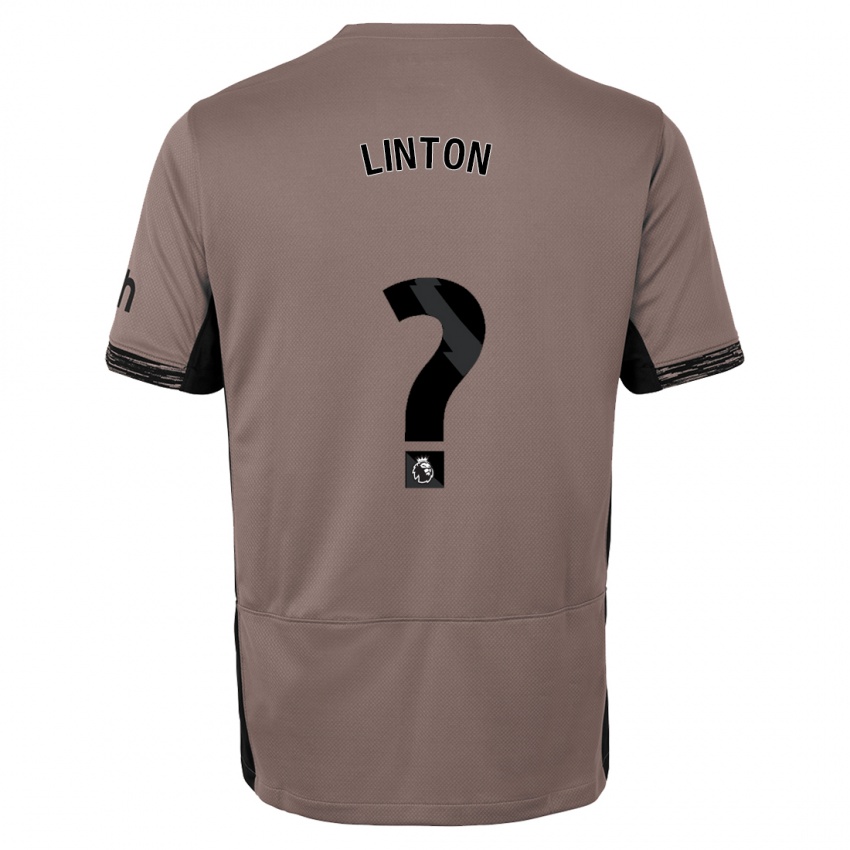 Herren Jahziah Linton #0 Dunkelbeige Ausweichtrikot Trikot 2023/24 T-Shirt