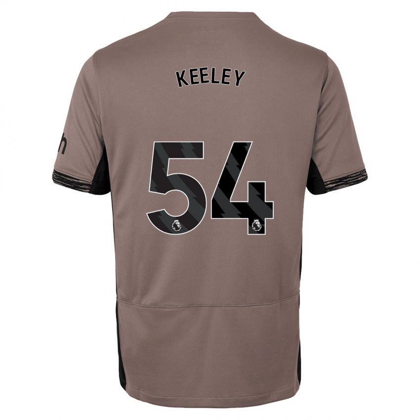 Herren Josh Keeley #54 Dunkelbeige Ausweichtrikot Trikot 2023/24 T-Shirt