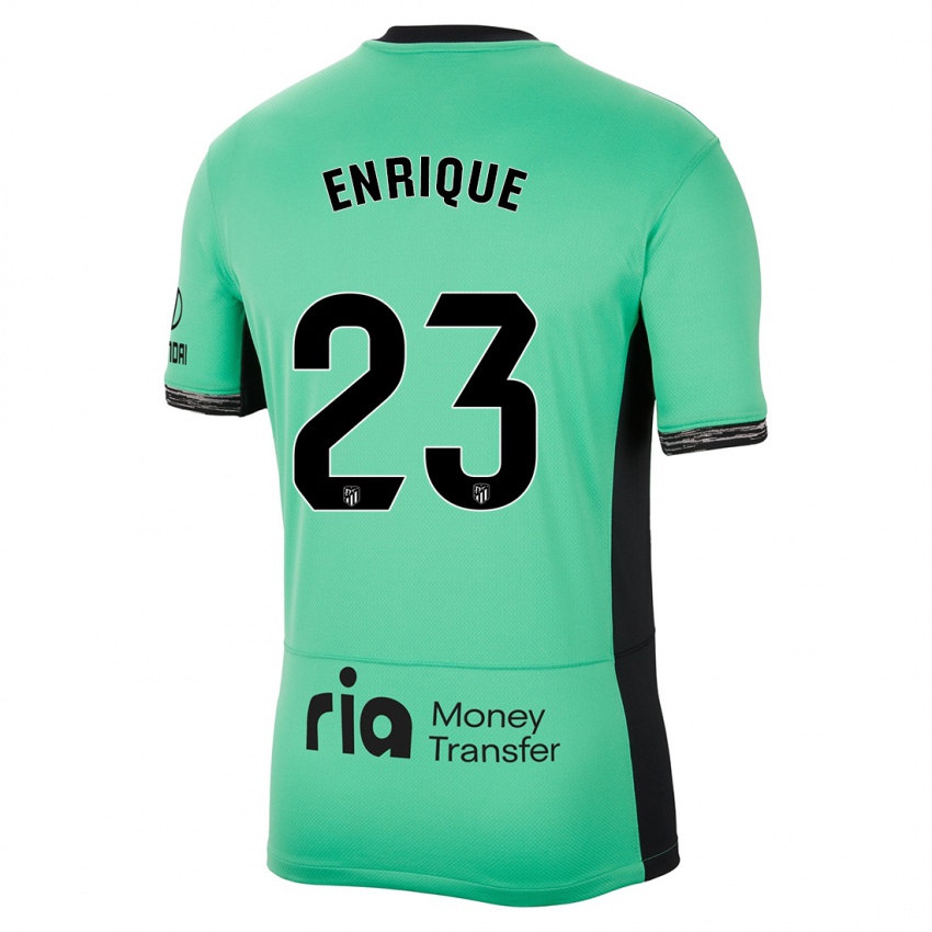 Herren Gustavo Enrique #23 Frühlingsgrün Ausweichtrikot Trikot 2023/24 T-Shirt