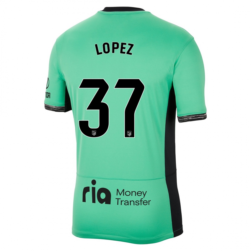 Herren Alex Lopez #37 Frühlingsgrün Ausweichtrikot Trikot 2023/24 T-Shirt