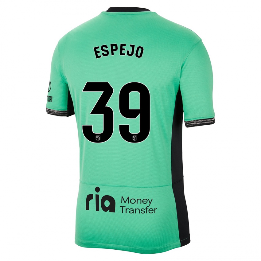 Herren Diego Espejo #39 Frühlingsgrün Ausweichtrikot Trikot 2023/24 T-Shirt